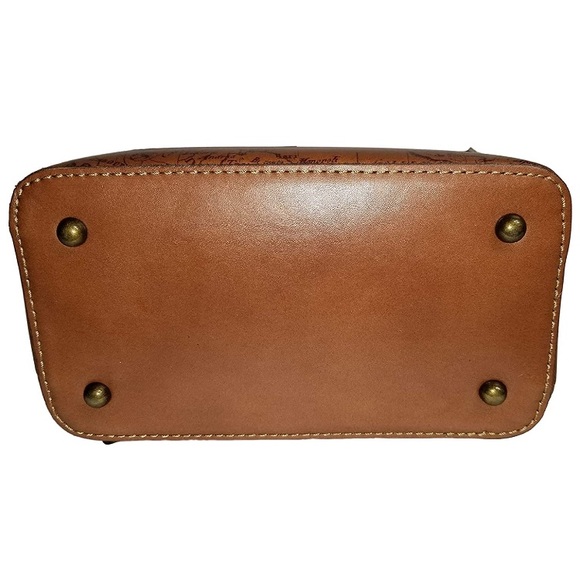 Patricia Nash Montioni Map Backpack Riot Rust NWT - Picture 7 of 7